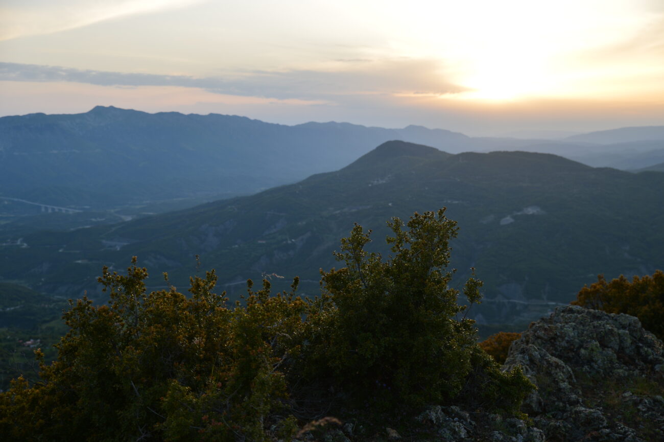 Pindosgebirge Sunset